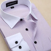 Plus Size Men’s Business Long Sleeve Shirt – Lovana